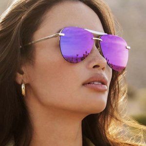 DIFF Tahoe | Gold Purple Mirror Sunglasses